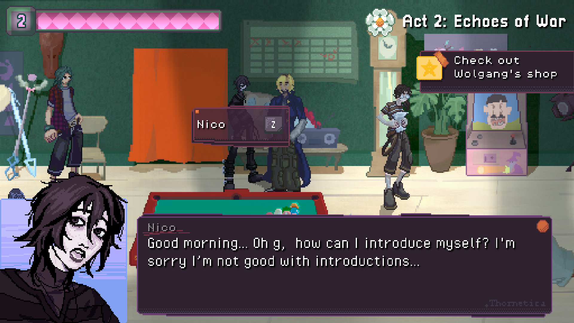 Thornetica Tactical Combat Screen